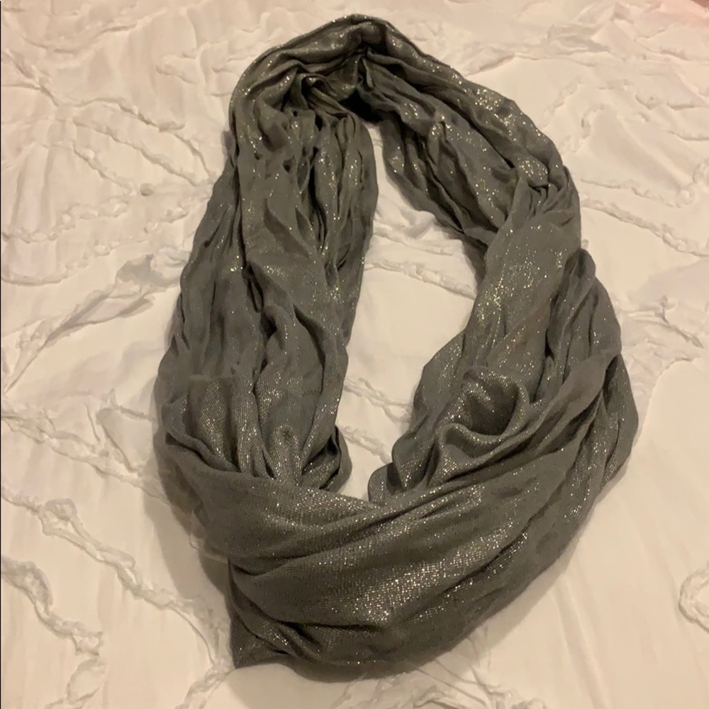Silver infinity scarf